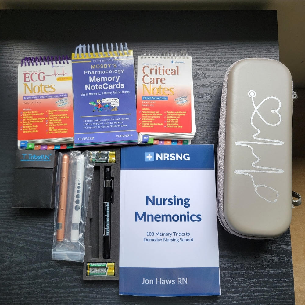 Varies nursing school items